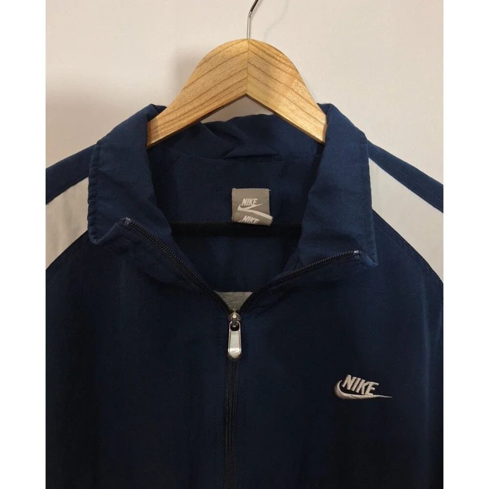 Vintage 90s Y2K Nike Harrington Track Jacket Men's XXL Lightweight Zip Up Sports